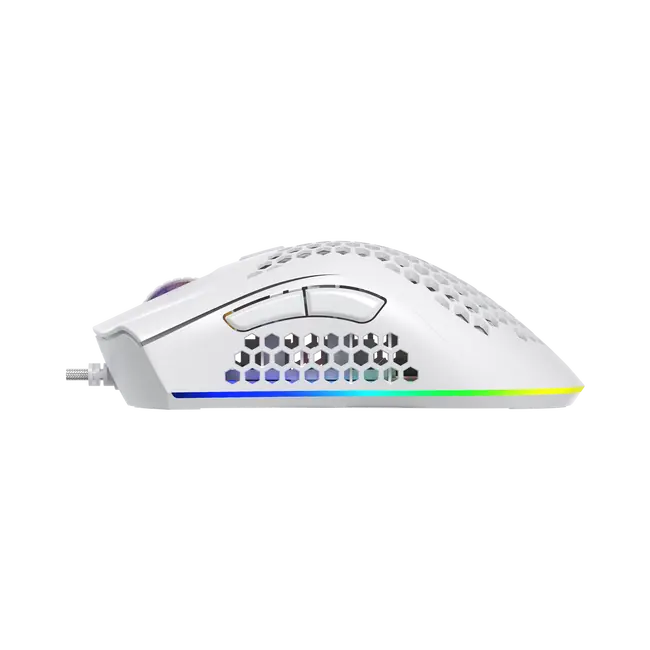 Baracuda MIŠ BGM-032 CORAL BIJELI / 12.800 dpi