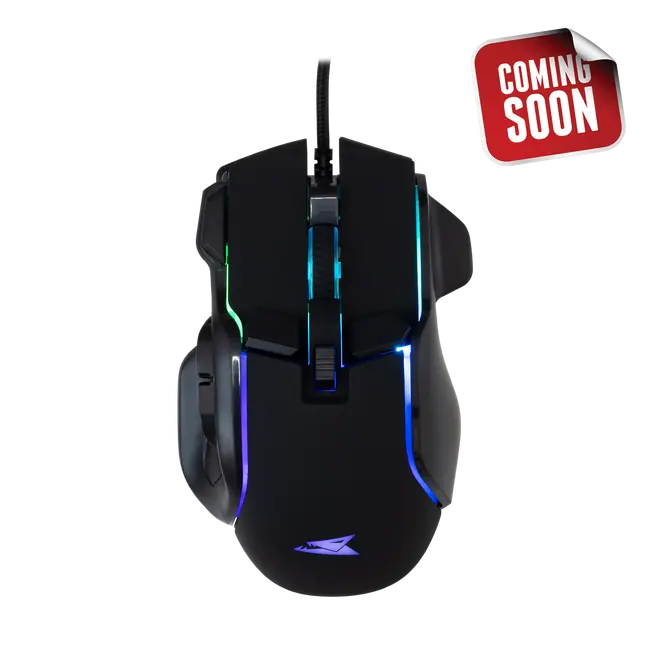 Baracuda MIŠ BGM-071 PIRANHA CRNI / 7200 dpi