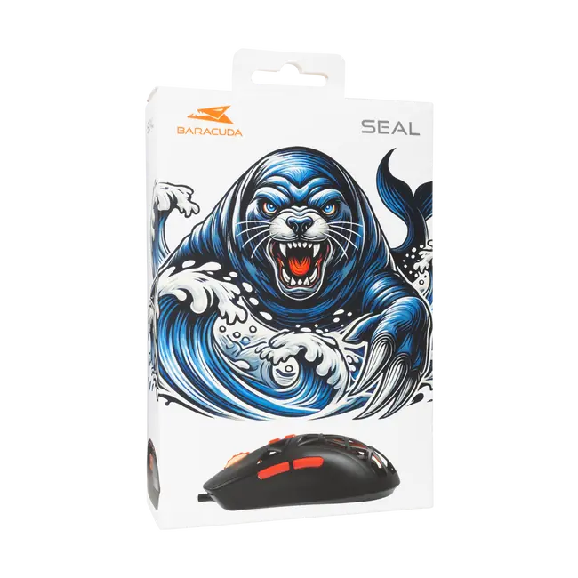 Baracuda MIŠ BGM-091 SEAL CRNI / 12800 dpi
