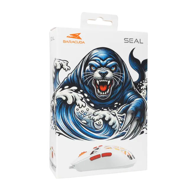 Baracuda MIŠ BGM-092 SEAL BIJELI / 12800 dpi