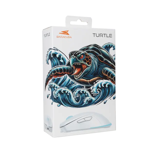 Baracuda MIŠ BGM-122 TURTLE BIJELI / 3200 dpi/ Wireless
