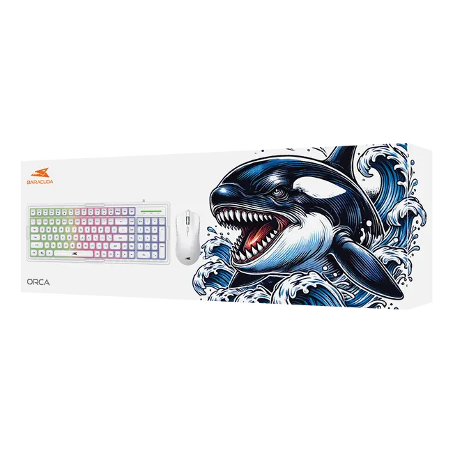 Baracuda TIPKOVNICA+MIŠ BGC-012 ORCA Bijela - Combo
