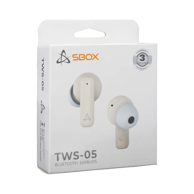 EARBUDS SBOX EB-TWS-05 Beige