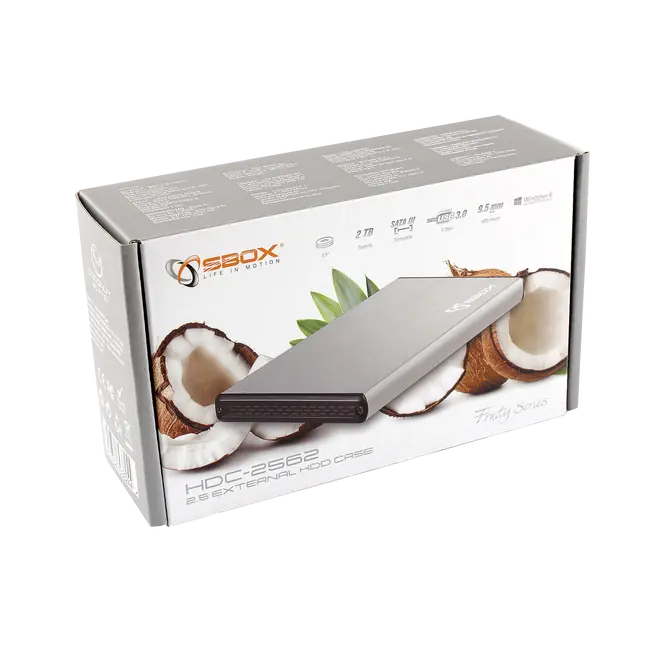 HDD KUĆIŠTE SBOX HDC-2562 / USB-3.0 Bijelo