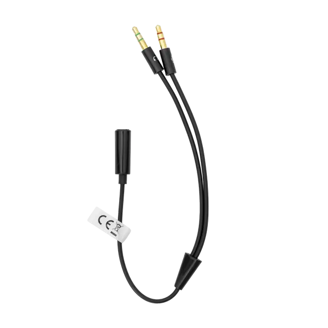 KABEL SBOX 3,5mm F. 4Pin - 2 X 3,5mm M. 3Pin 0,2M
