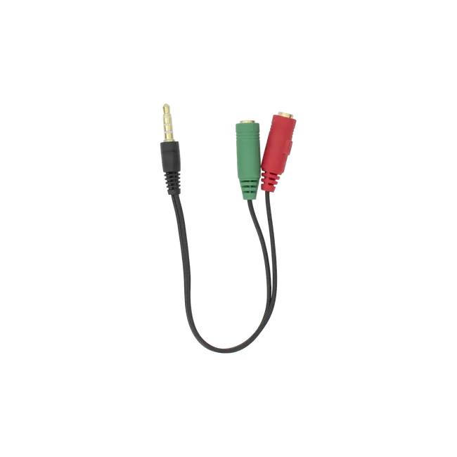 KABEL SBOX 3,5mm x2 F. 3Pin - 3,5mm M. 4Pin 0,2M