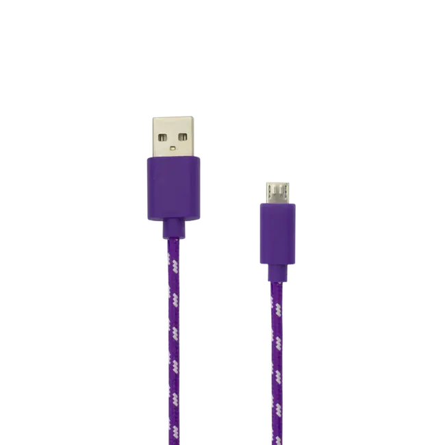 KABEL SBOX USB->MICRO USB 1M Ljubičasti BULK