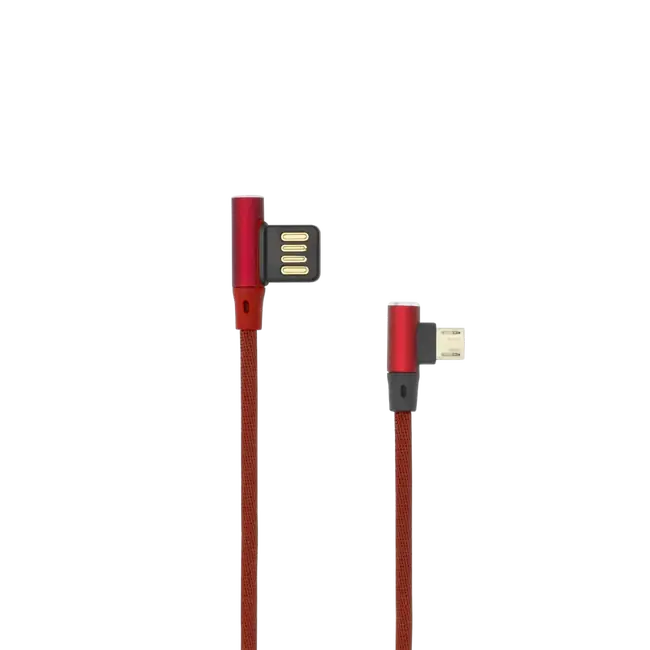 KABEL SBOX USB->Micro USB 90 M/M 1,5M Crveni