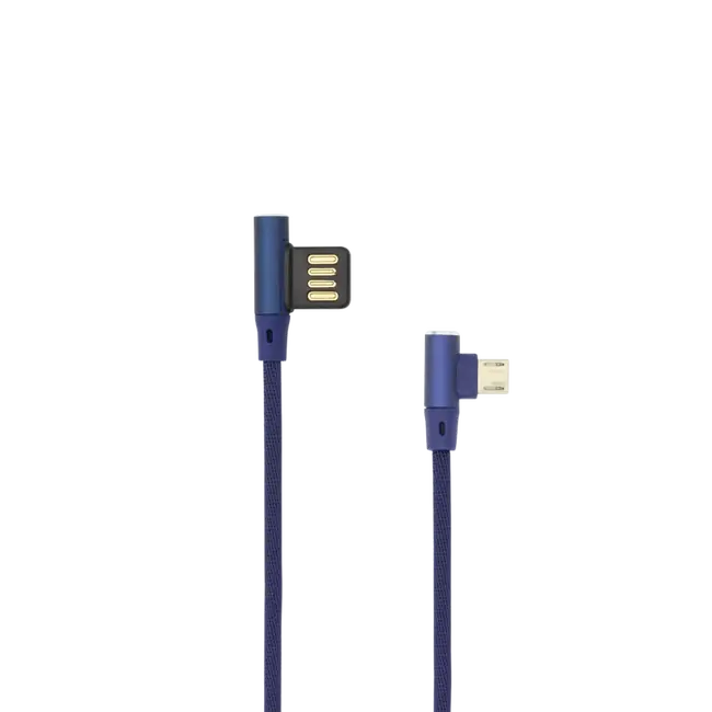 KABEL SBOX USB->Micro USB 90 M/M 1,5M Plavi