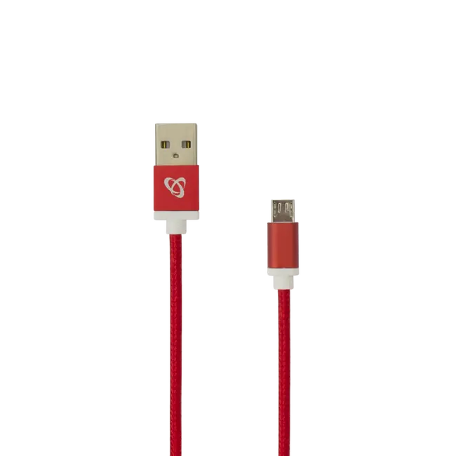 KABEL SBOX USB->MICRO USB M/M 1,5M Fruity Crveni