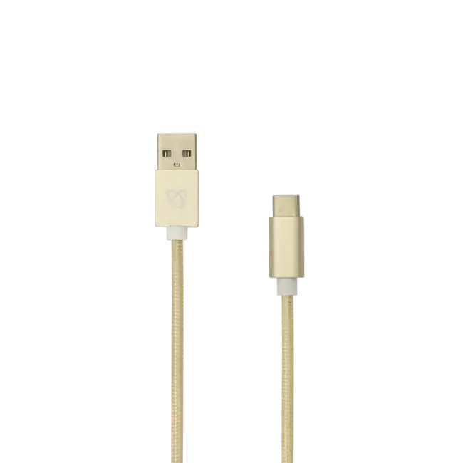KABEL SBOX USB->TYPE C M/M 1,5M Fruity Zlatni