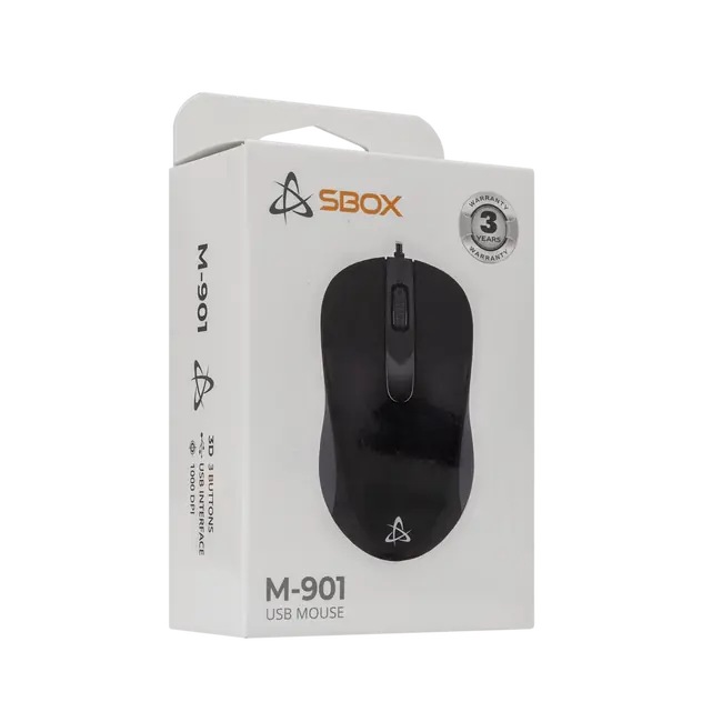 MIŠ SBOX M-901 Crni