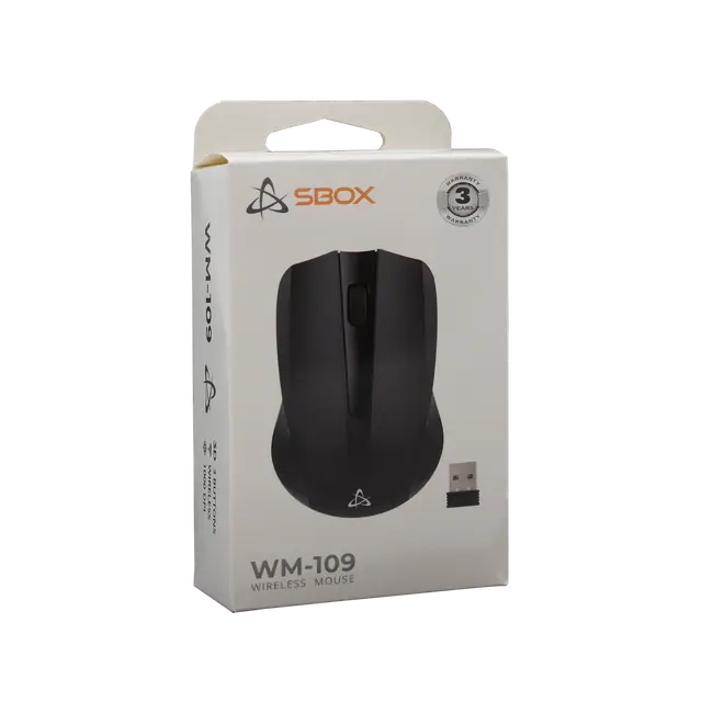 MIŠ SBOX WM-109 Crni / Bežični