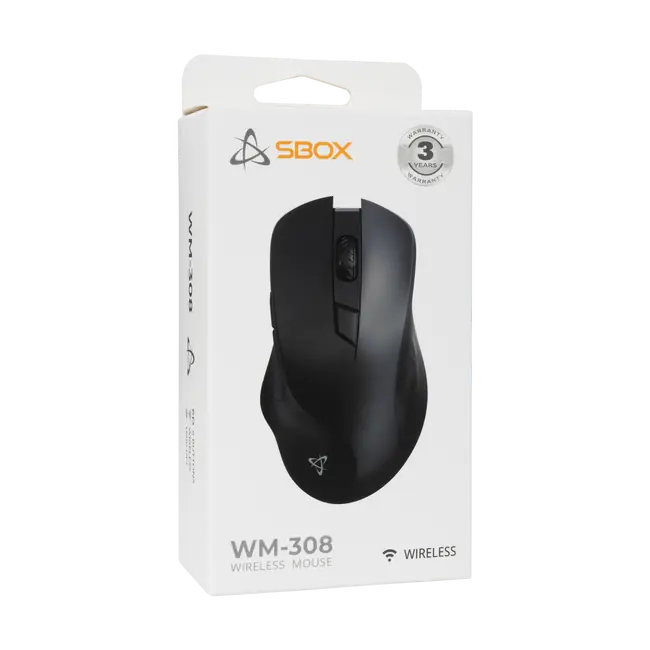 MIŠ SBOX WM-308 Crni Bežicni