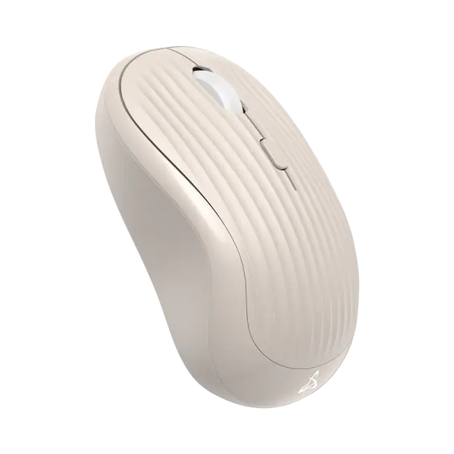 SBOX WM-602 Bluetooth and 2.4 GHz Rechargeable Wireless Mouse - Beige
