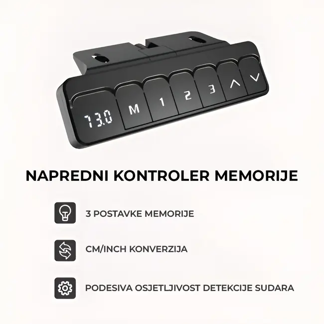 NOGE ZA STOL SBOX MD-112-CRNA - 1 motor