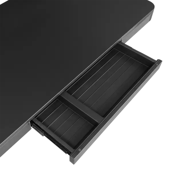 SBOX TP-12060D-B Desk Top with Drawer - Black / 120 x 60 cm
