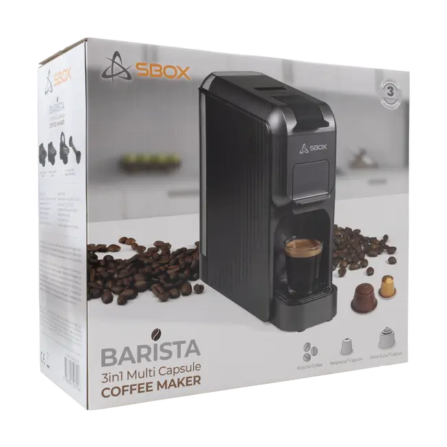 SBOX Coffe aparat 3u1 CM-719 BARISTA Crni