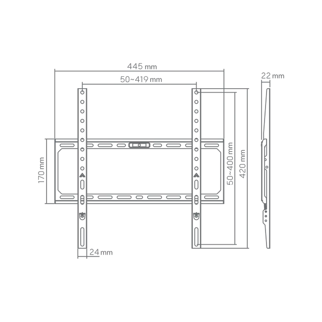 STALAK SBOX Budget BL-3744F (32-75"/45kg/400x400)