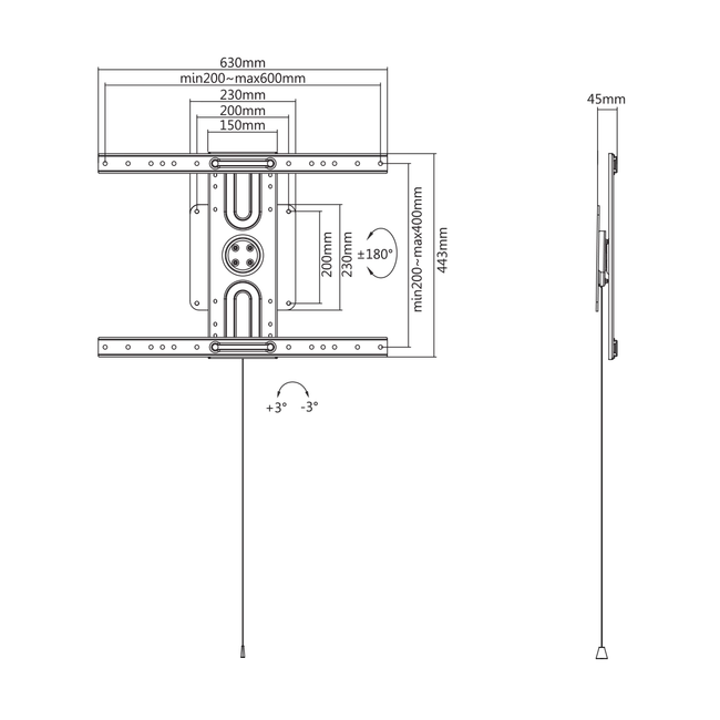 STALAK SBOX PLB-1246F (37-80"/50kg/600x400)