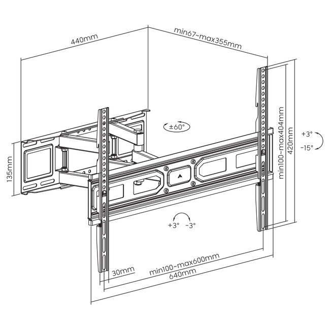 STALAK SBOX PLB-3646-2 (37-80"/40kg/600x400)