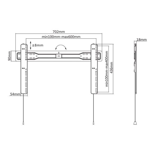 STALAK SBOX PLB-5746F (37-70"/35kg/600x400)