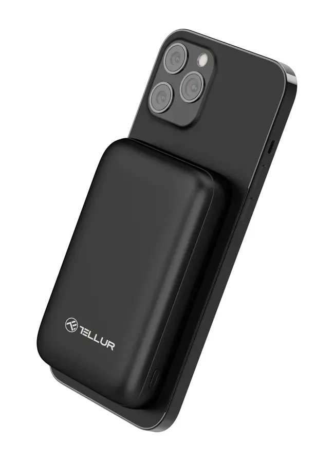 TELLUR POWER BANK WPD101 Compact Pro 10000mAh, 2xQC3.0 22.5W + PD20W+Qi 15W, MagSafe