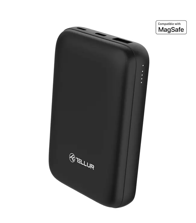 TELLUR POWER BANK WPD101 Compact Pro 10000mAh, 2xQC3.0 22.5W + PD20W+Qi 15W, MagSafe