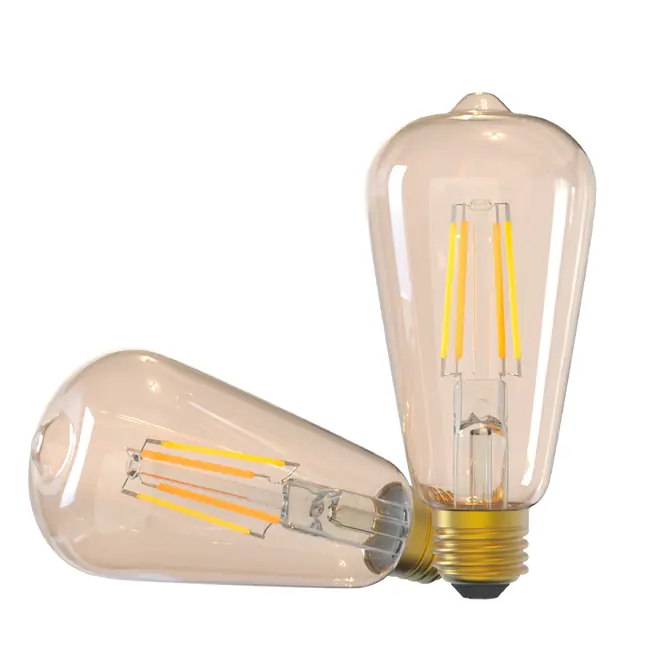 TELLUR SMART WIFI FILAMENT BULB E27, 6W, AMBER, WHITE/WARM, DIMMER