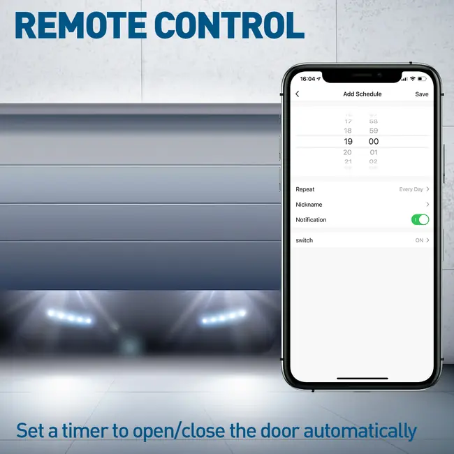 TELLUR SMART WIFI GARAGE DOOR CONTROL KIT, WHITE