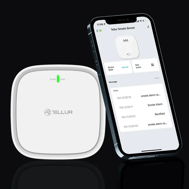 TELLUR SMART WIFI GAS SENSOR, WHITE
