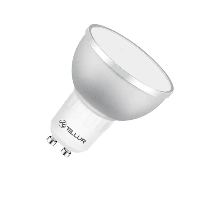 TELLUR SMART WIFI LED BULB GU10, 5W, WHITE/WARM/RGB, DIMMER