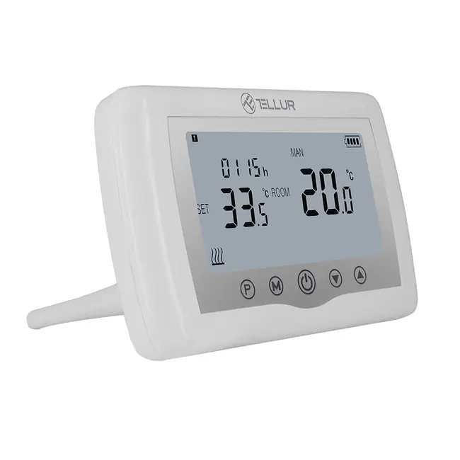 TELLUR SMART WIFI THERMOSTAT, BOILER, WHITE