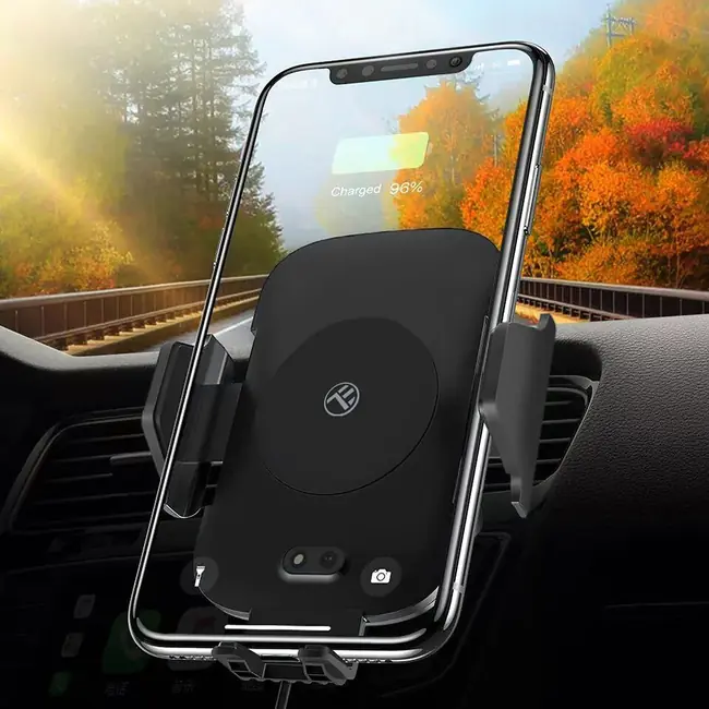TELLUR WIRELESS CAR CHARGER, QI CERTIFIED, 10W, IR SENSOR, AUTOMATIC OPEN/CLOSE, WCCM2, BLACK