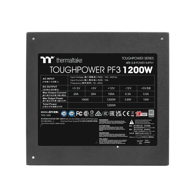 THERMALTAKE NAPAJANJE TOUGHPOWER PF3 1200W