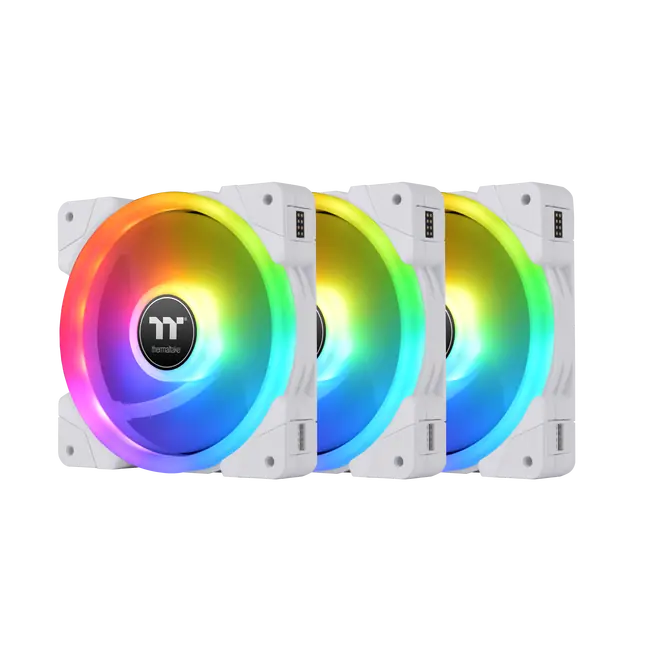 THERMALTAKE VENTILATOR ZA KUCIŠTE SWAFAN EX12 RGB WHITE 3KOM