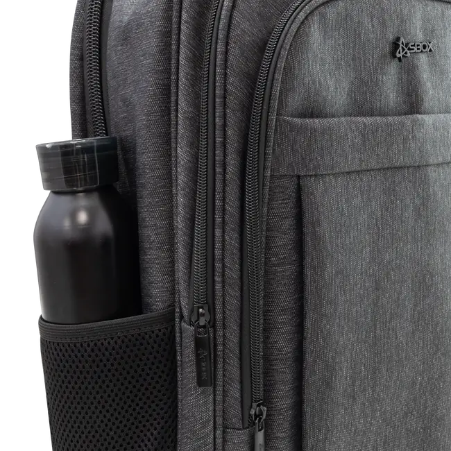 SBOX Amsterdam NSS-00280 18-inch Laptop Backpack, Black