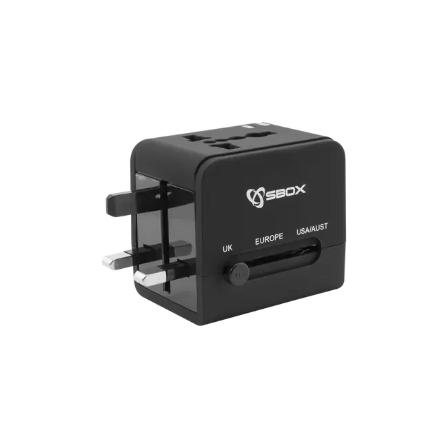 UNIVERZALNI PUTNI ADAPTER+USB PUNJAČ SBOX TA-23