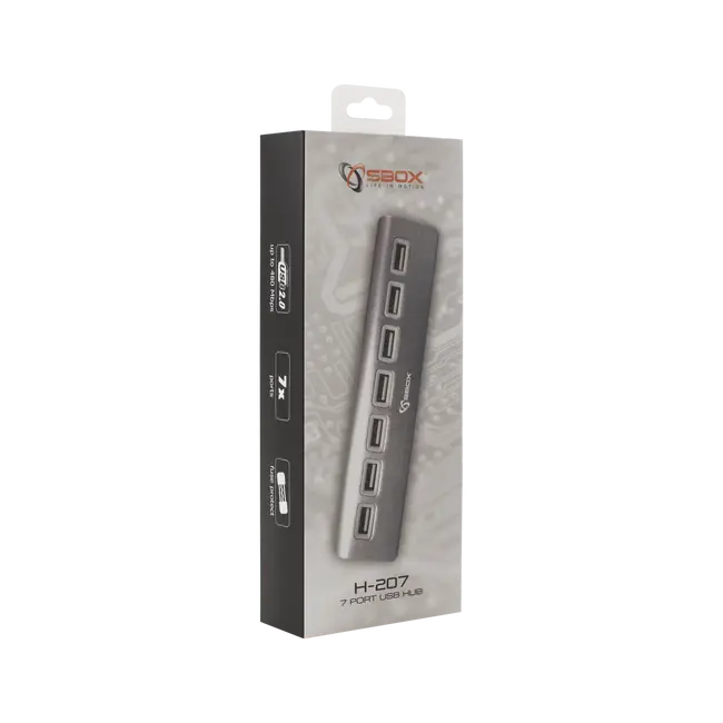 USB RAZDJELNIK SBOX H-207 / USB-2.0 7 Ulaza