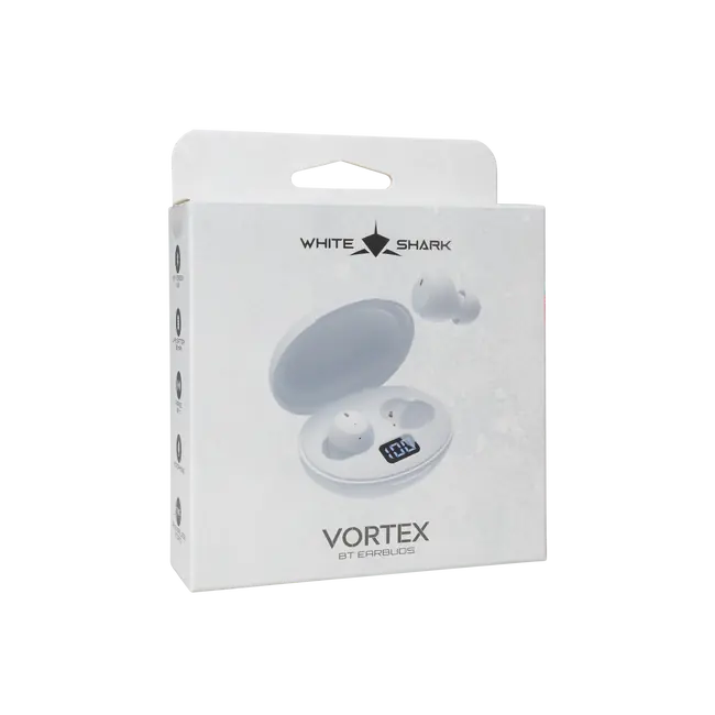White Shark EARBUDS GEB-TWS-02 VORTEX Bijele