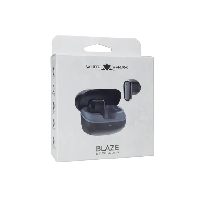 White Shark EARBUDS GEB-TWS-201 BLAZE Crne