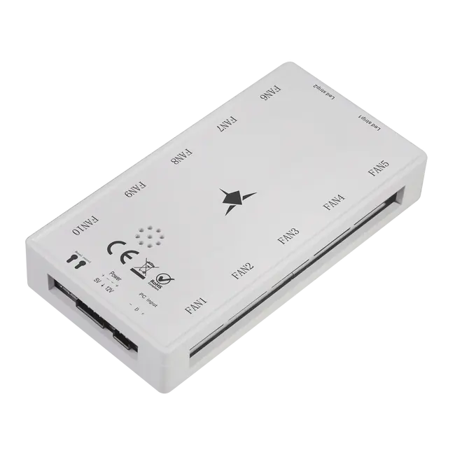 White Shark FAN GCF-S028-005 NEBULA-2 BIJELI ARGB KIT