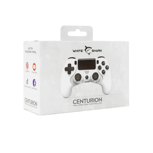 White Shark GAMEPAD GPW-4006 CENTURION / PS4/PS3/PC/iOS/Android  BIJELI