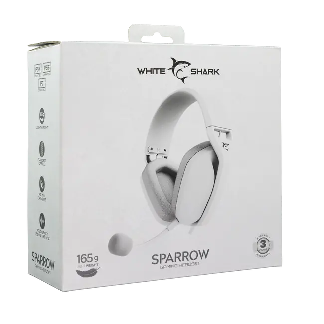 White Shark HEADSET GH-2443 SPARROW White