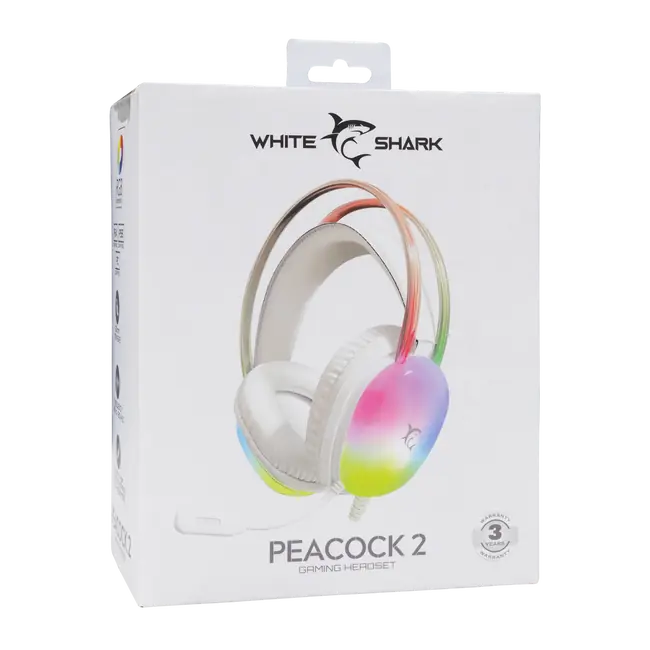White Shark HEADSET GH-2444 PEACOCK-2 White