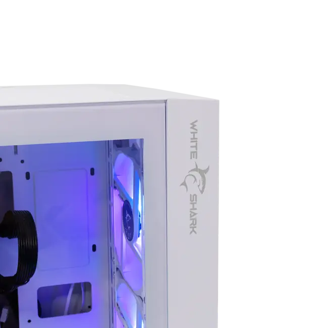 White Shark KUĆIŠTE GCC-2401 WARHEAD-3 BIJELO / 4 Fans 12cm RGB