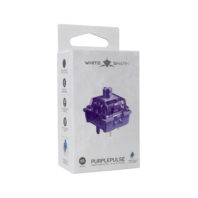 WHITE SHARK MEHANIČKI PREKIDAČ ZA TIPKOVNICU PURPLEPULSE-65 / 65 KOM