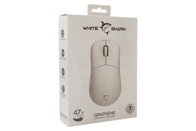 White Shark MIŠ GM-5014 GRAPHENE / 12.400 DPI - Bijeli