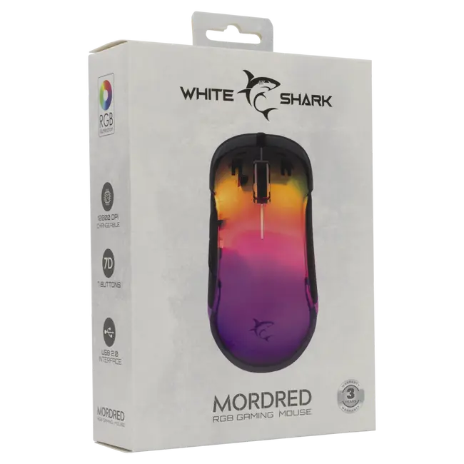 White Shark MIŠ GM-5017 MORDRED Crni