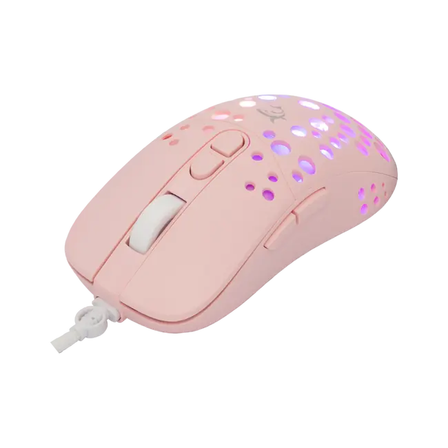 White Shark MIŠ GM-9004 TRISTAN-2 Roza RGB / 12.800 dpi